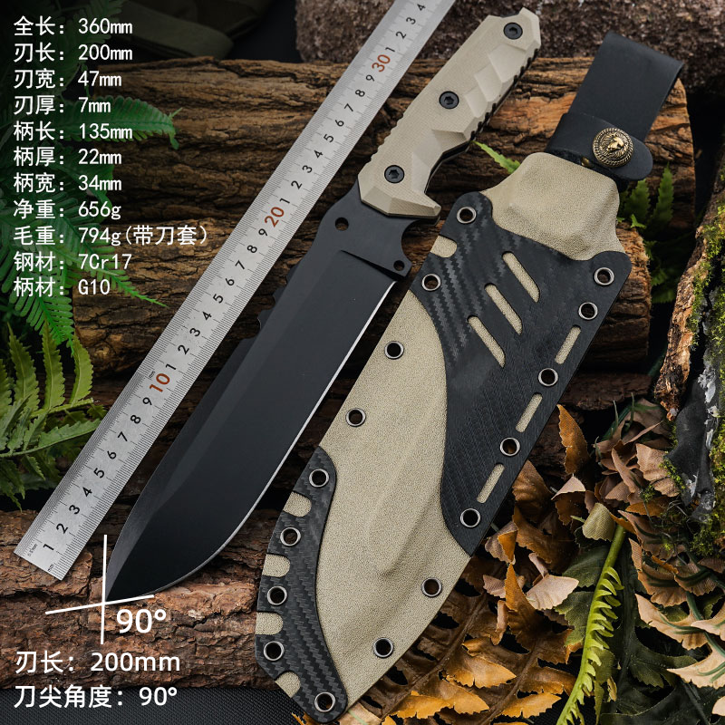 代工清仓7cr17户外露营手把肉小刀