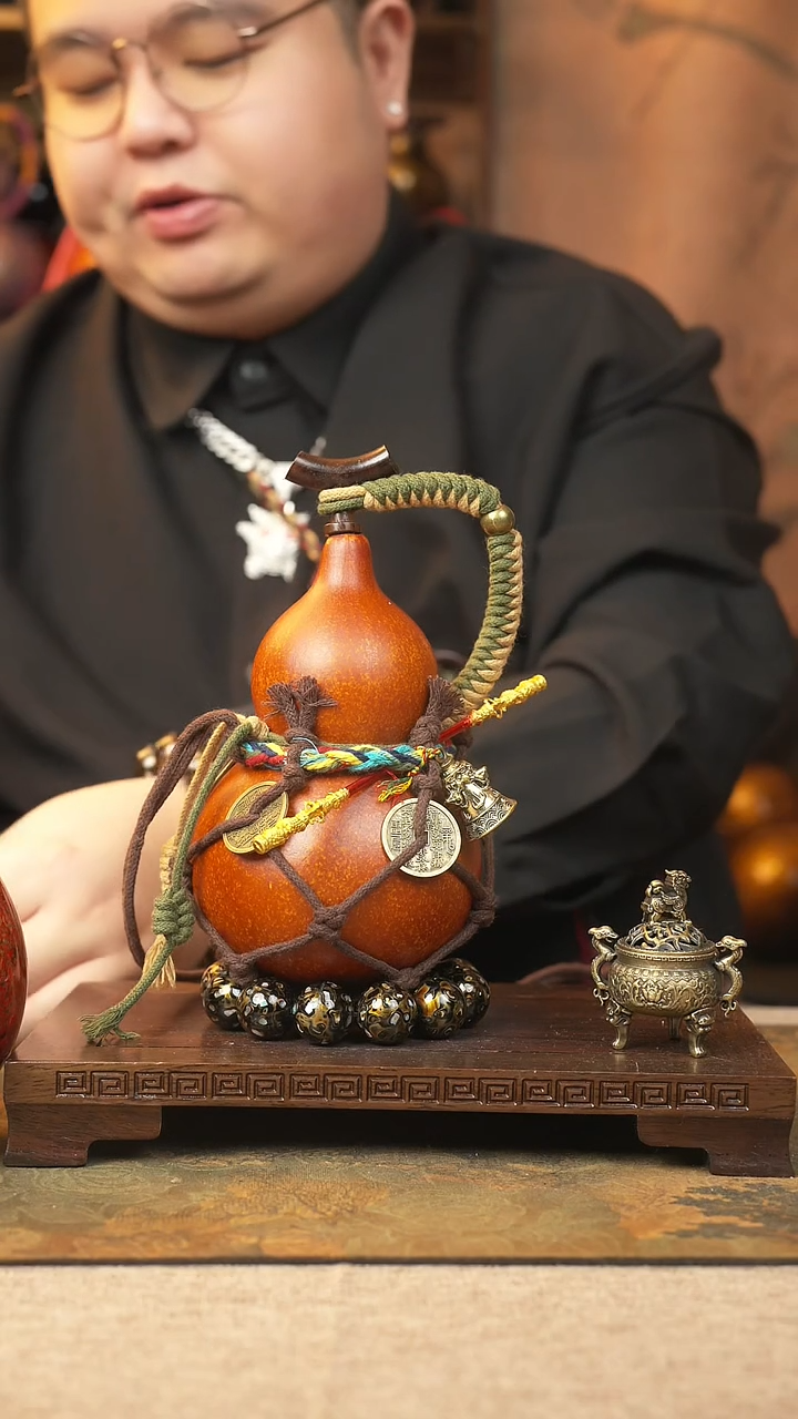 【闪购商品】159大漆葫芦一物一拍记葫堂出品