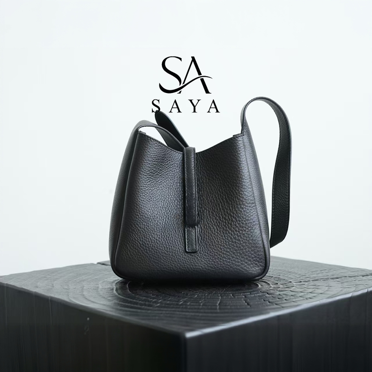 [茵予莎·SAYA]  杨老师Hobo包迷你/3680/牛皮/250/送礼