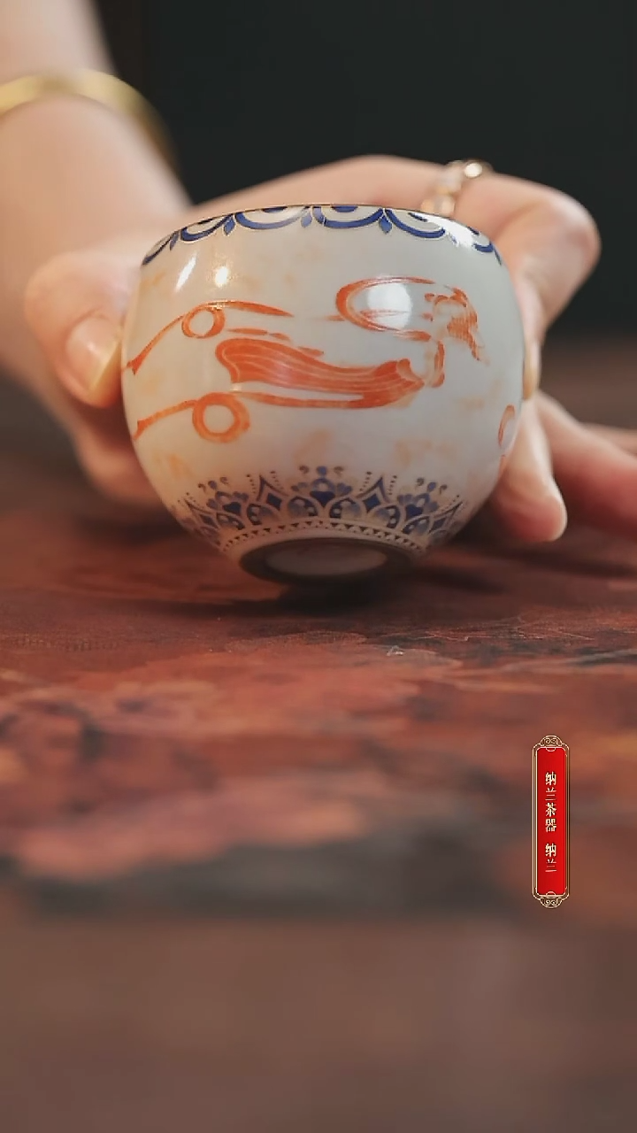 【闪购商品】汝窑压手杯茶道零配