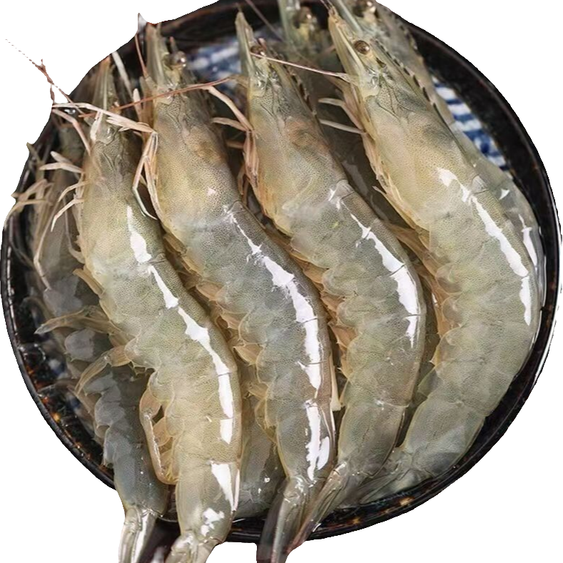 RT【海水大虾3斤送1斤共4斤】 肉质鲜甜脆嫩14-17cm一盒4斤50-60只 今天发明天到