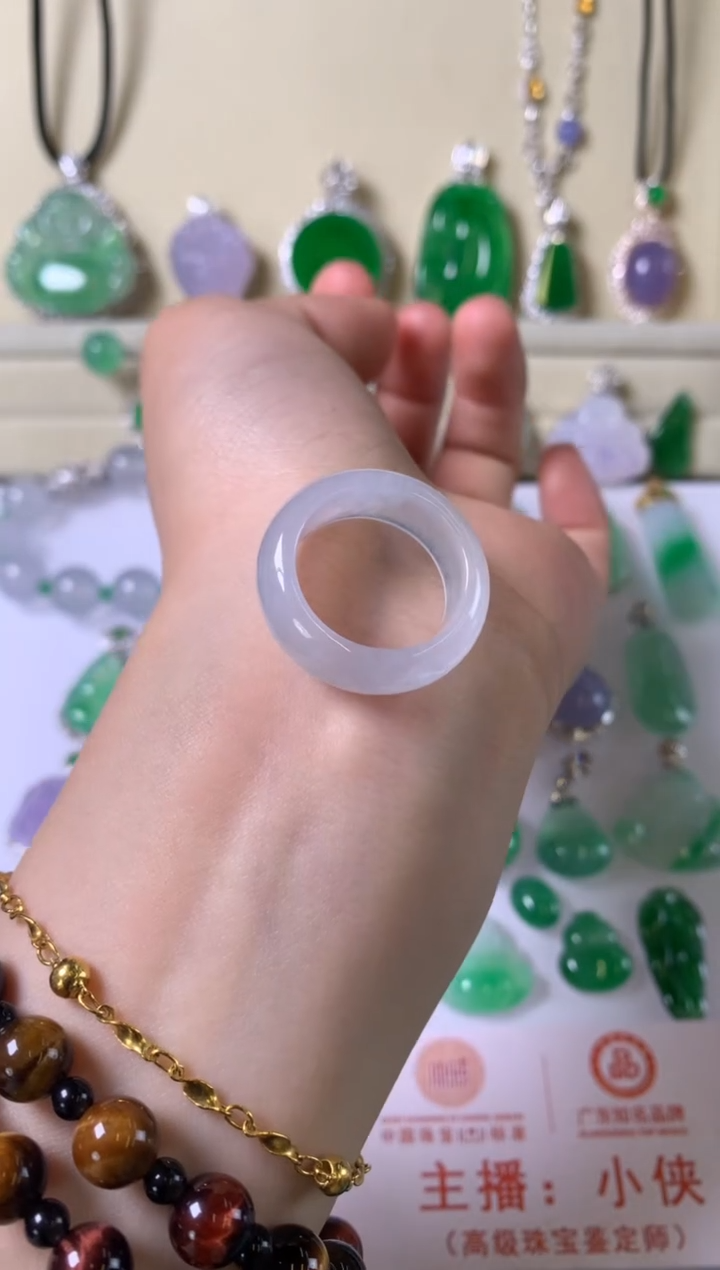 未镶嵌戒指翡翠戒圈