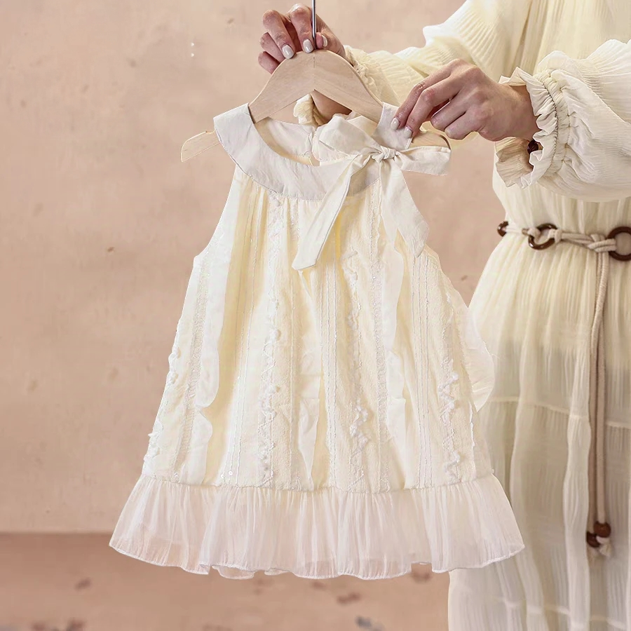 J650女童L·H·NIAO2025夏季气质甜美洋气时尚连衣裙