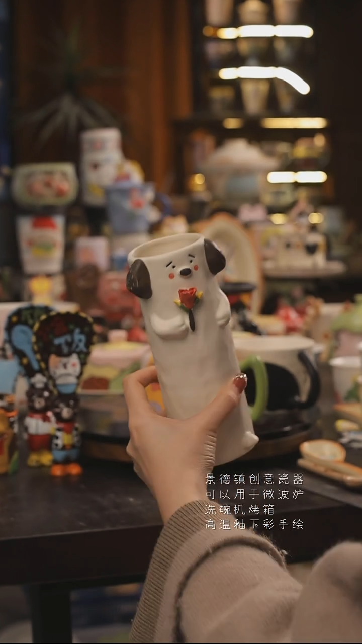 景德镇釉下彩绘设计师款式陶瓷