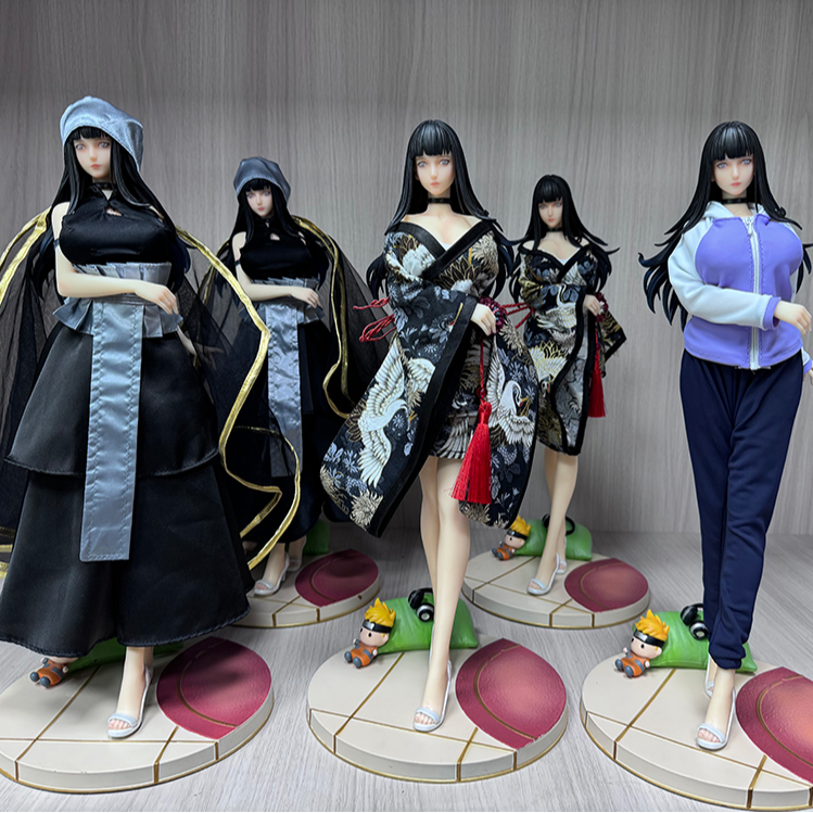 火影忍者 三套衣服 太子妃 日向雏田 手办模玩摆件礼物gk雕像