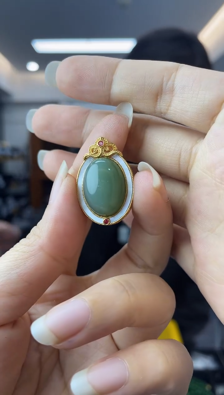 【闪购商品】和田玉·18K金镶嵌多样性一件发货