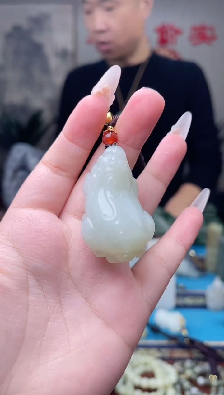 【闪购商品】和田玉未镶嵌挂件1
