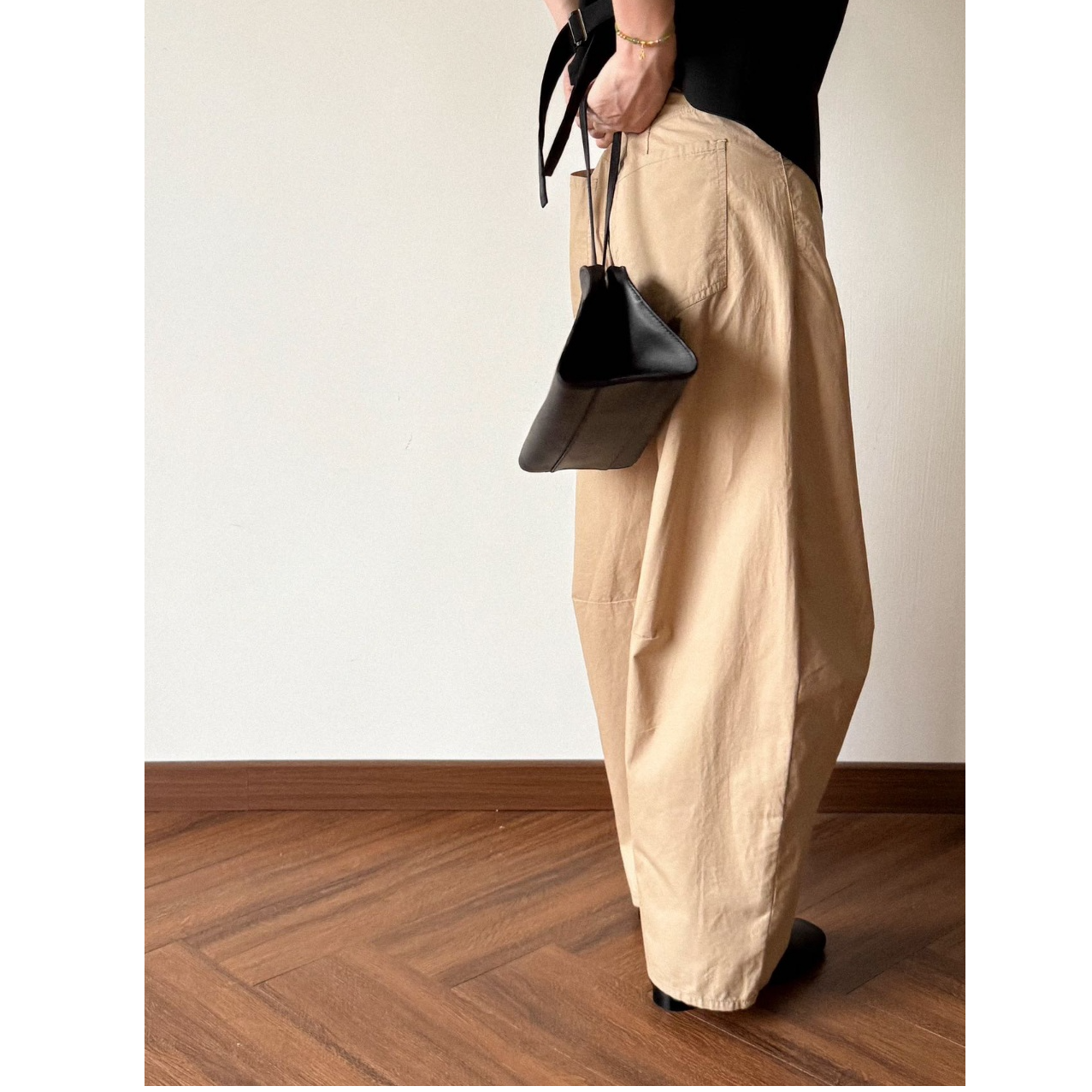 高支水洗弧形镰刀裤(50032592XN-K1-LL)