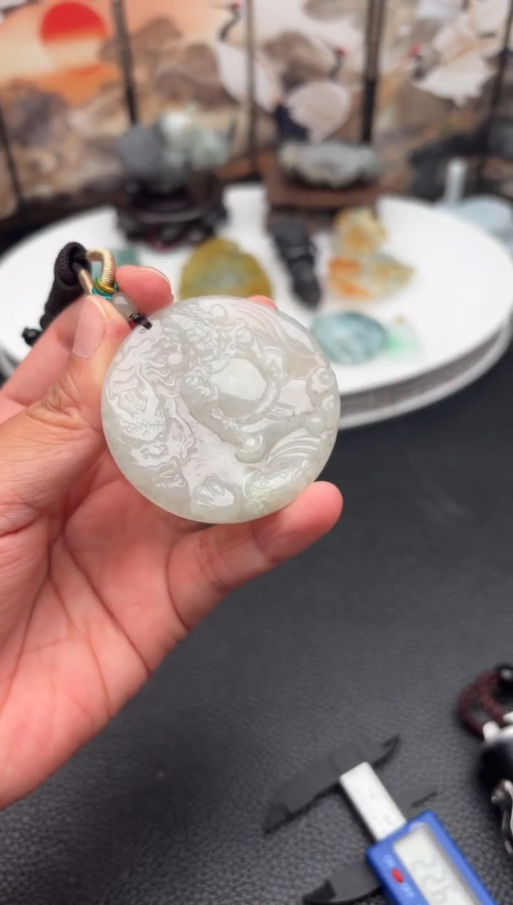 翡翠未镶嵌颈饰天然翡翠吊坠354