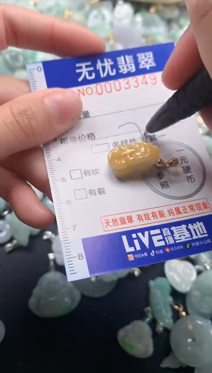 颈饰未镶嵌翡翠3349