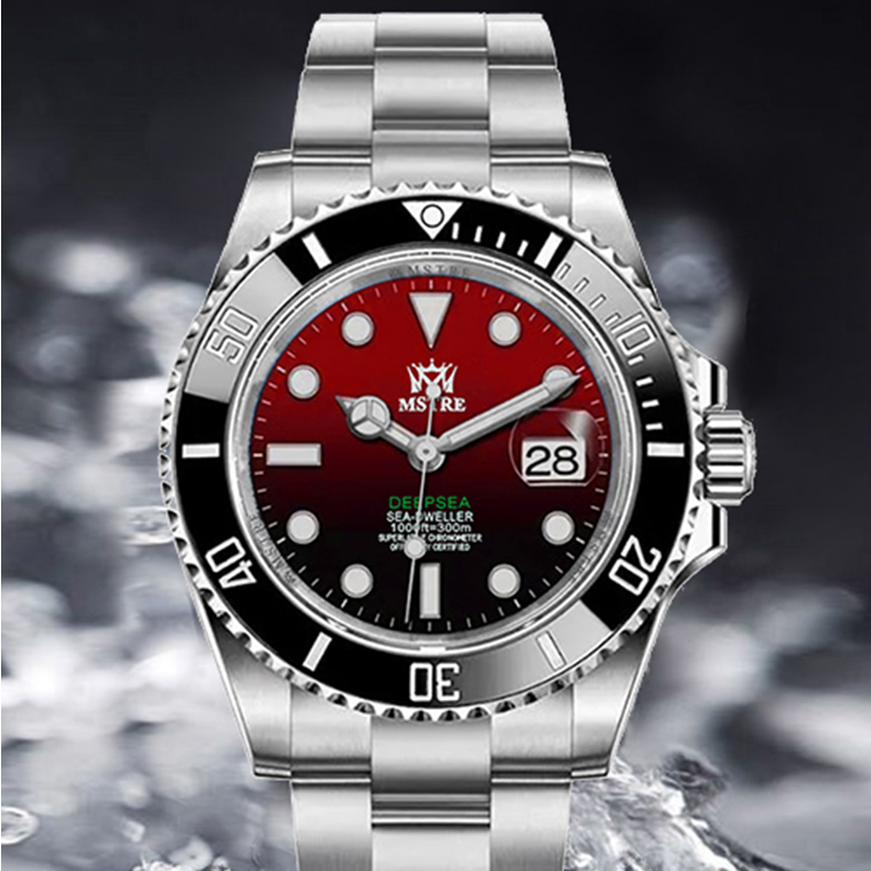 MSTRE/名仕爵原装经典商务防水夜光男士高级飞轮腕表 yx 5 hhsg