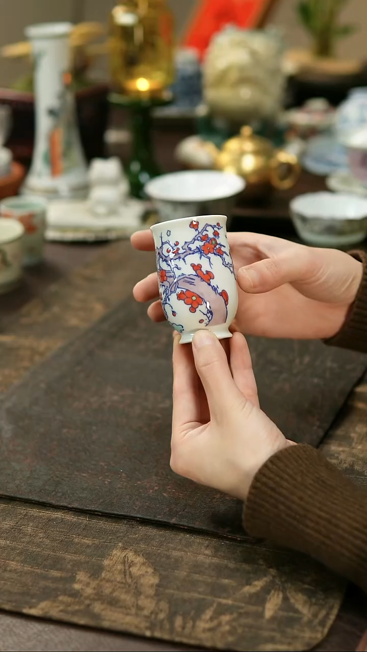 景德镇陶瓷杯碗柴烧多人