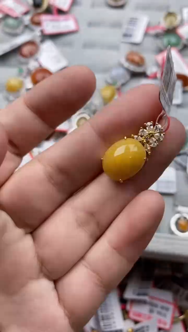 【闪购商品】翡翠戒指银S925镶嵌77777---8