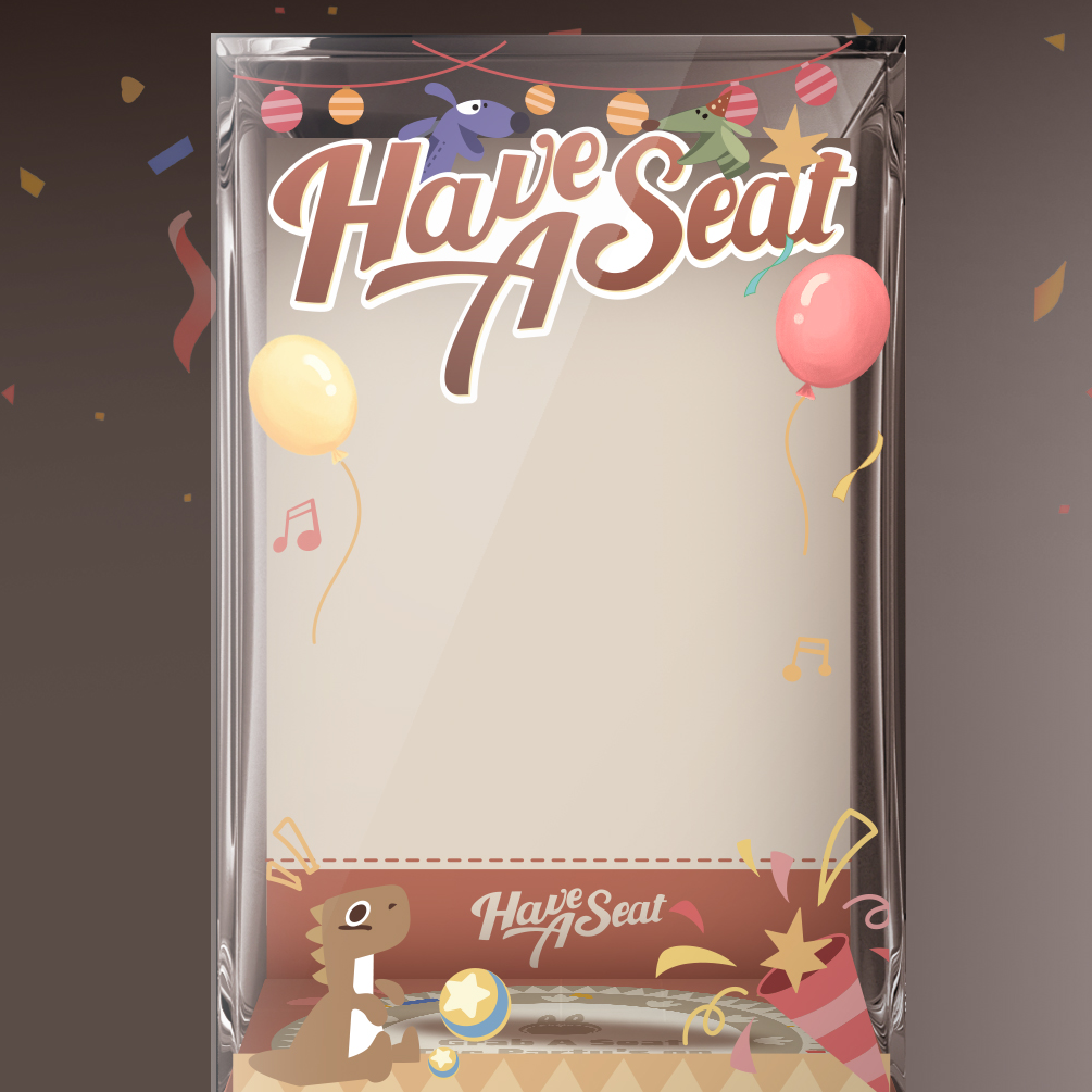 FUNHOME-11座座派对手办场景化手办亚克力防尘展示盒