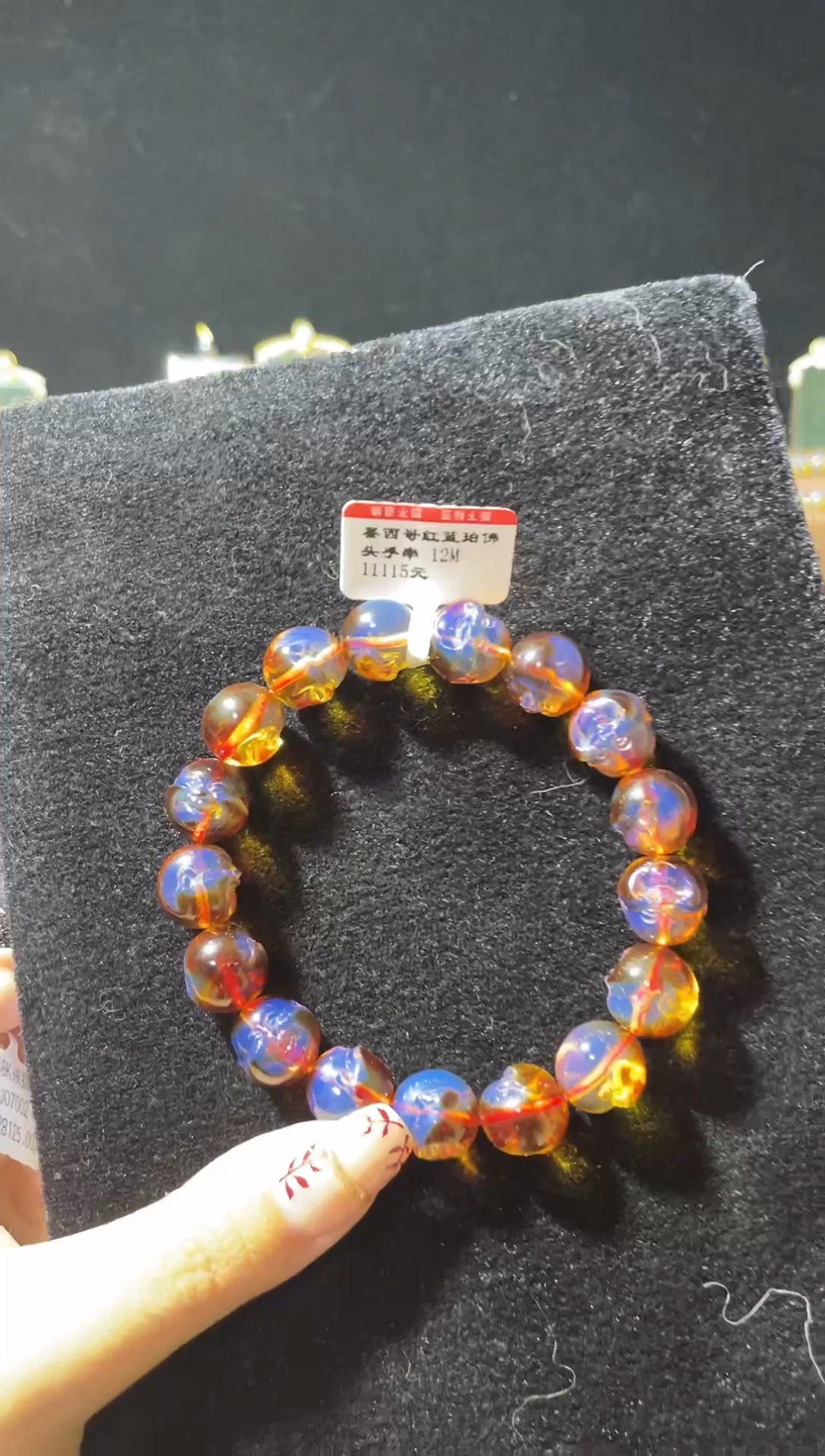 【闪购商品】蓝珀珠宝奇石未镶嵌佛头