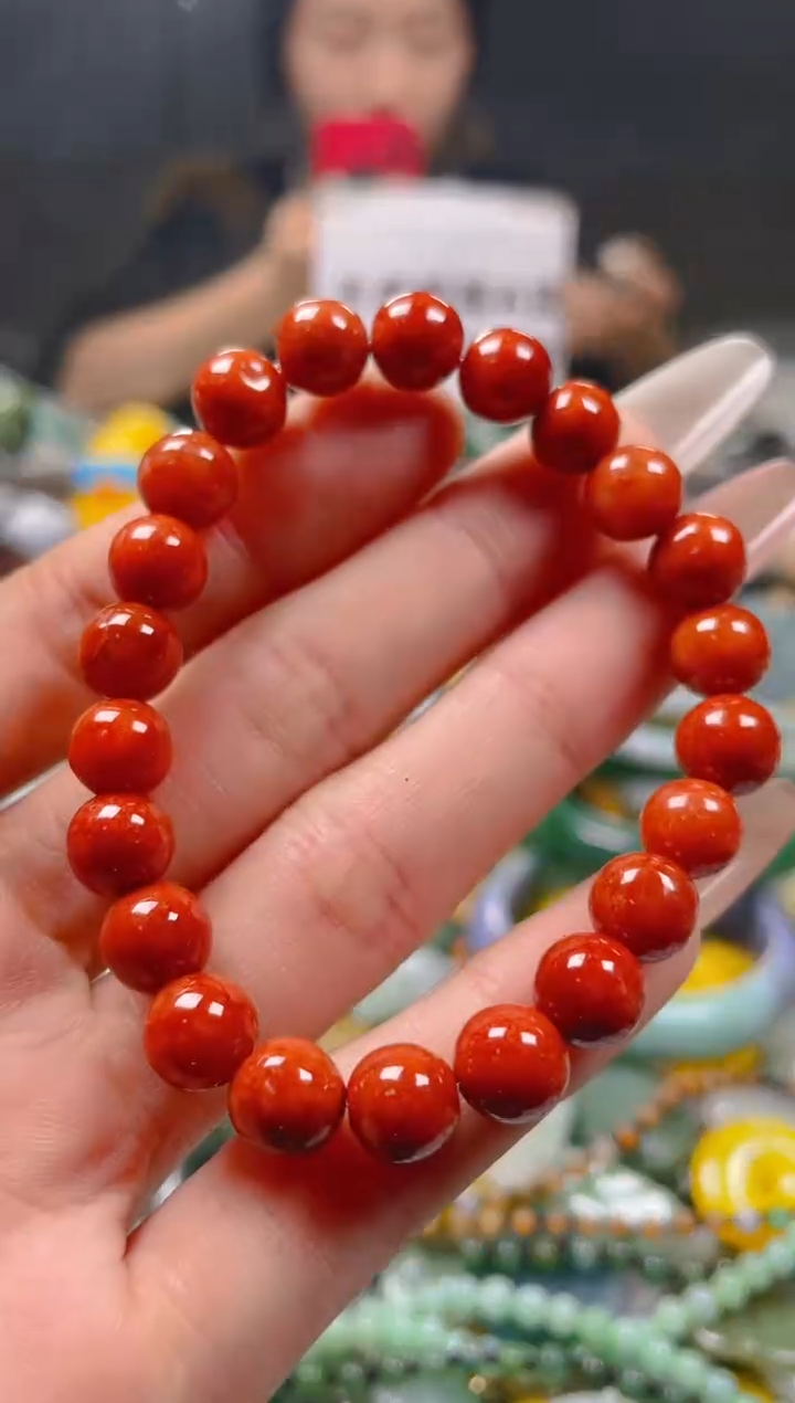 【闪购商品】翡翠颈饰未镶嵌7-8MM/G/翡翠A货一图一物