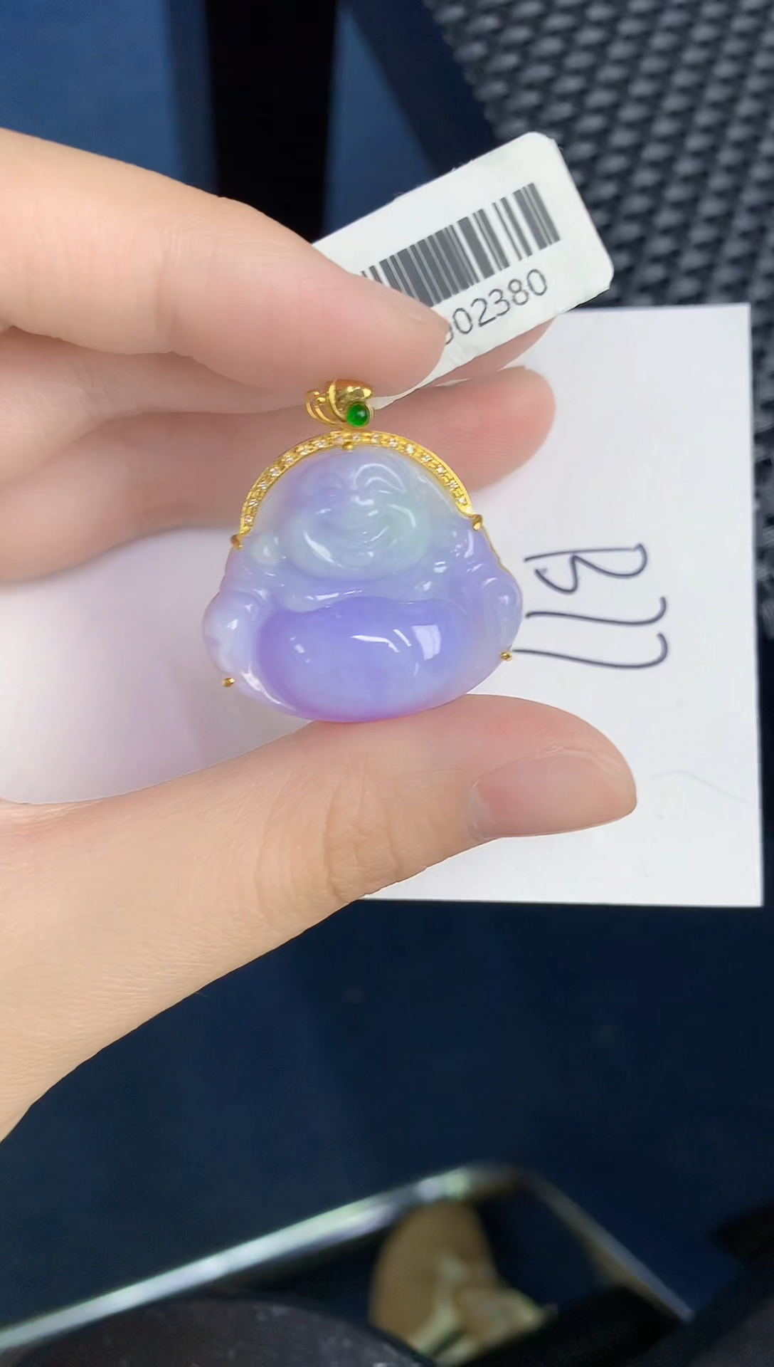 【闪购商品】翡翠颈饰18K金镶嵌0000000000