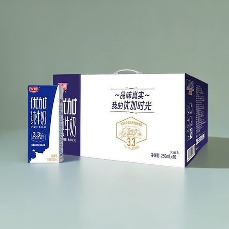 光明优加纯牛奶4000ml(250ml*16盒)