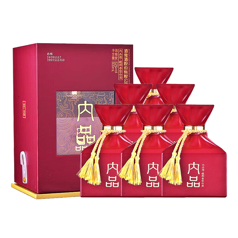 酒鬼内品  正装 白酒 馥郁香型 整箱52度500ml*6瓶
