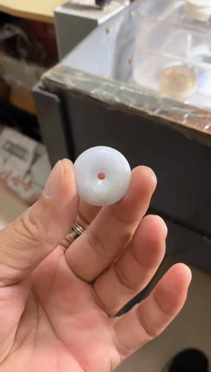 未镶嵌挂件翡翠家**兽平安扣