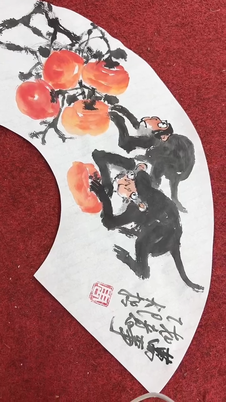 国画周大拙/国画/花鸟