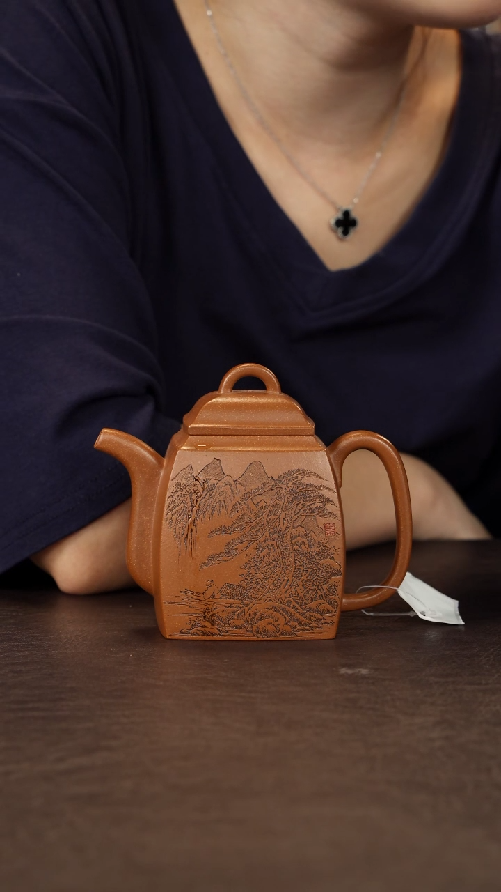 茶壶紫砂李建军桂花砂汉方