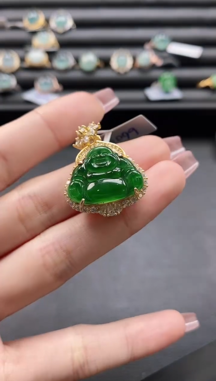 【闪购商品】翡翠戒指银S925镶嵌1111