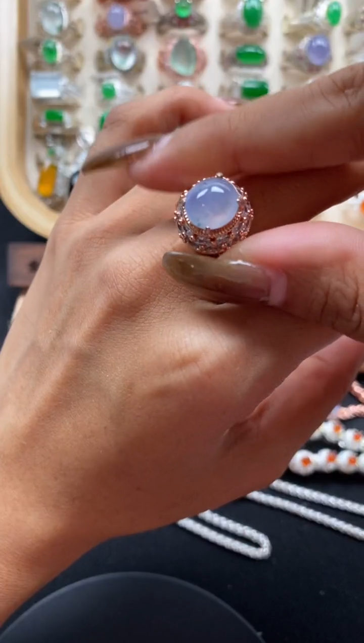 未镶嵌戒指翡翠缅甸天然a货翡翠