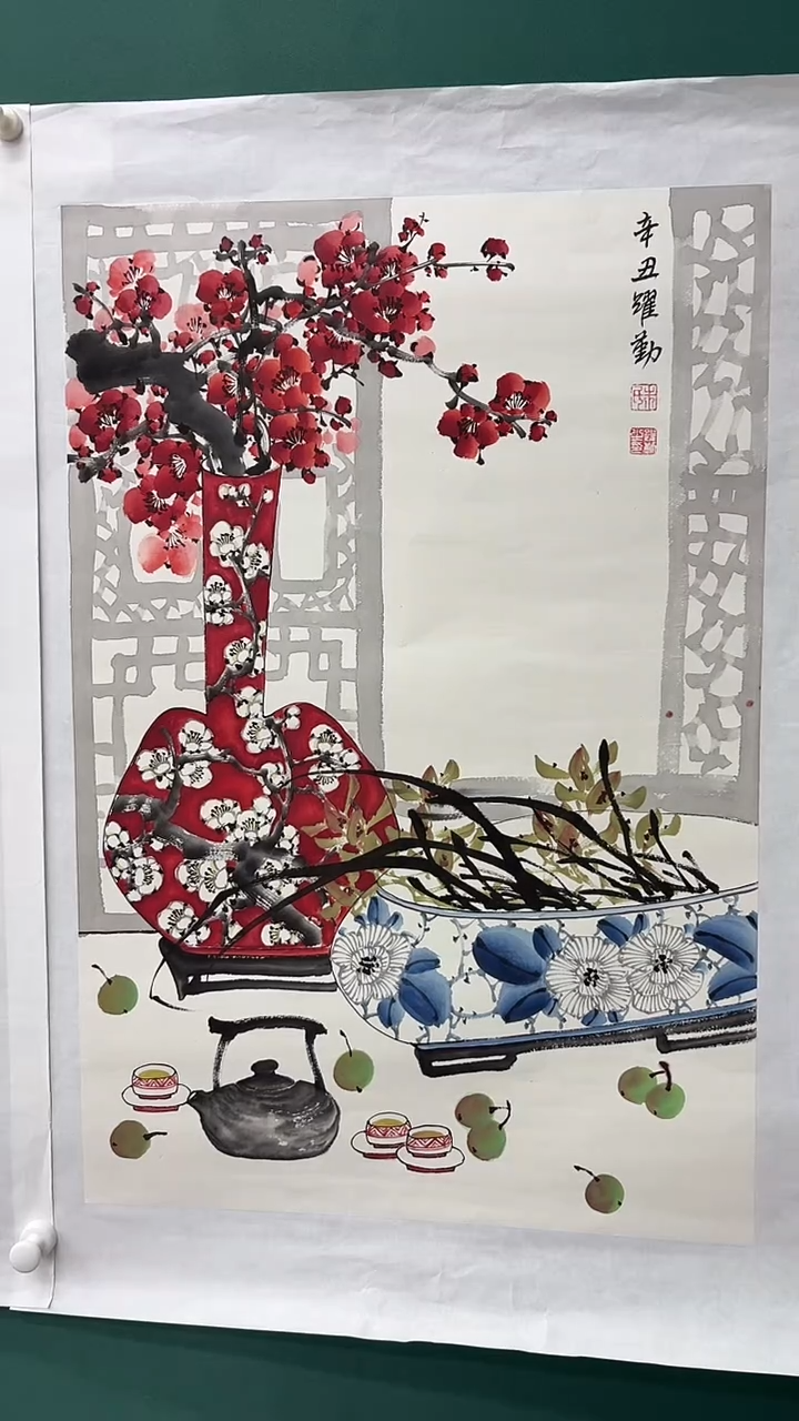 国画朱跃勤-国画-2.7花鸟