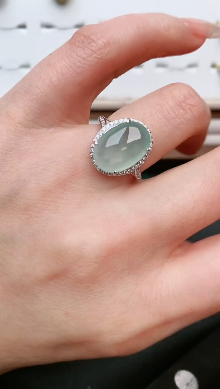 【闪购商品】翡翠戒指银S925镶嵌.....