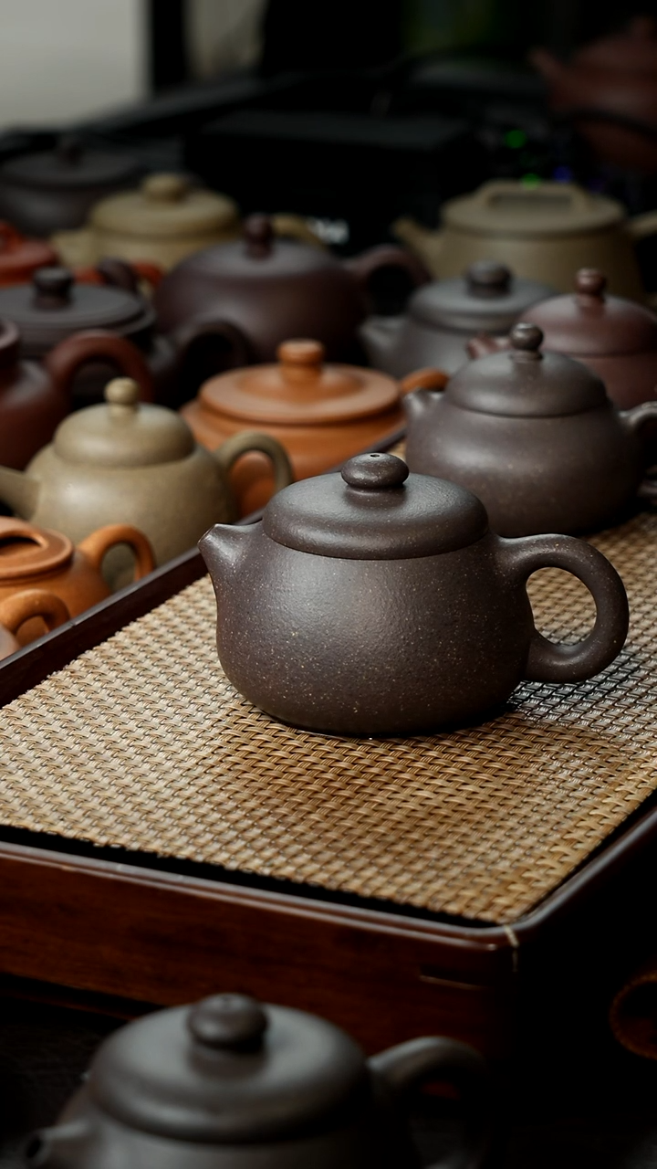 【闪购商品】紫砂茶壶大彬文旦紫砂壶千禧紫泥气窑