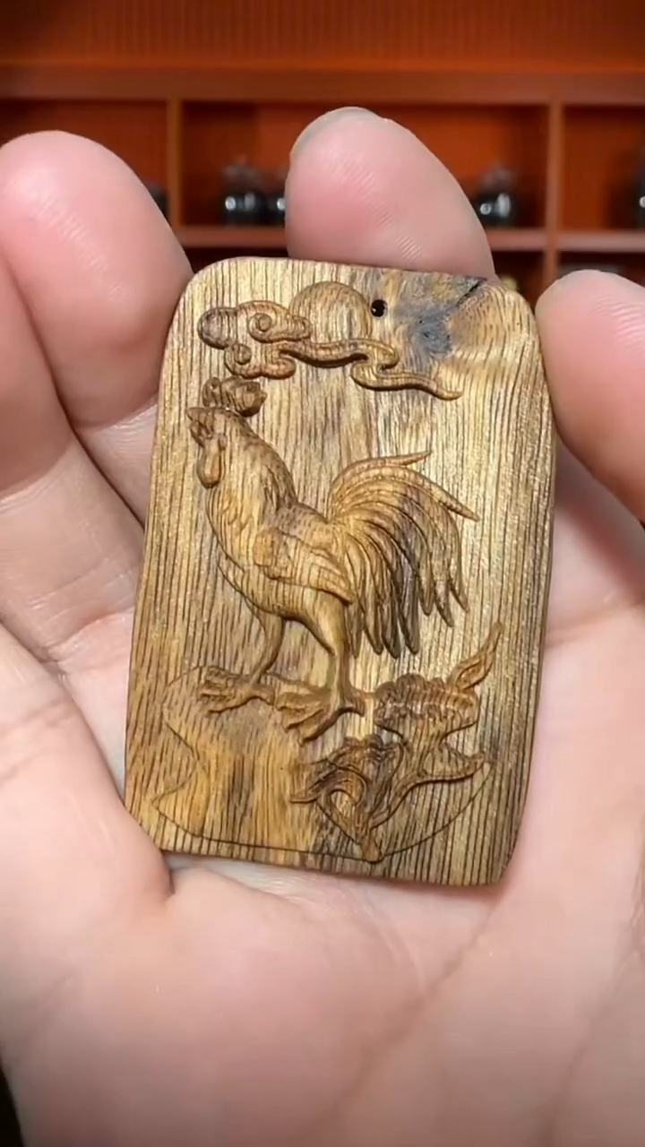 沉香吊坠336号黄棋生肖鸡多样性发一