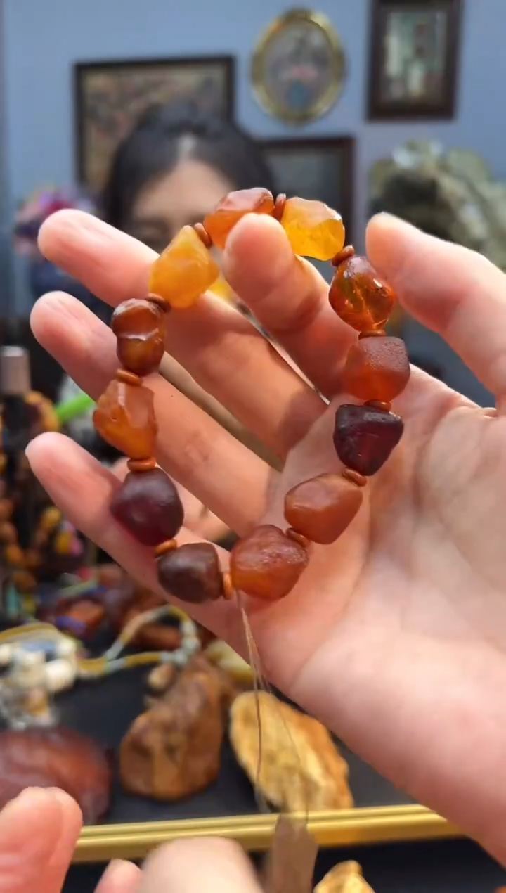 手串琥珀未镶嵌手串
