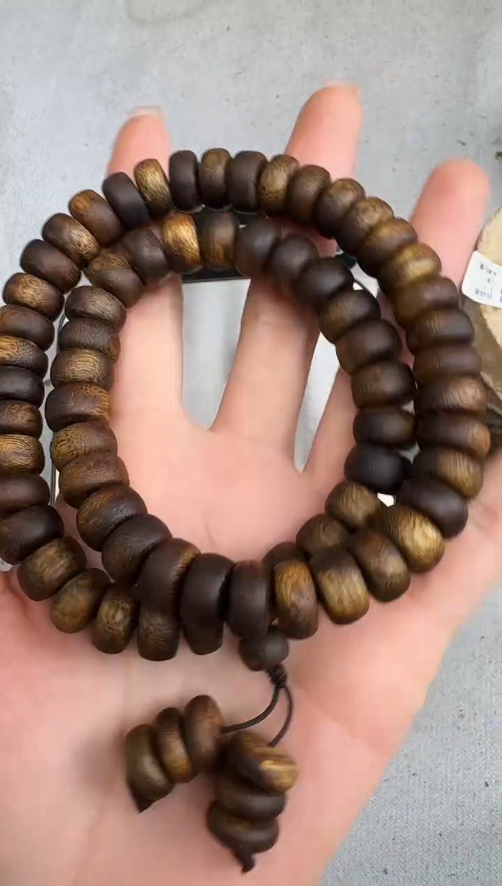沉香手串1233紫棋算盘珠双圈多样性发一