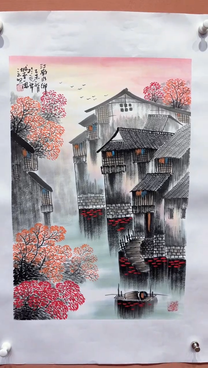 国画师立照老师国画作品