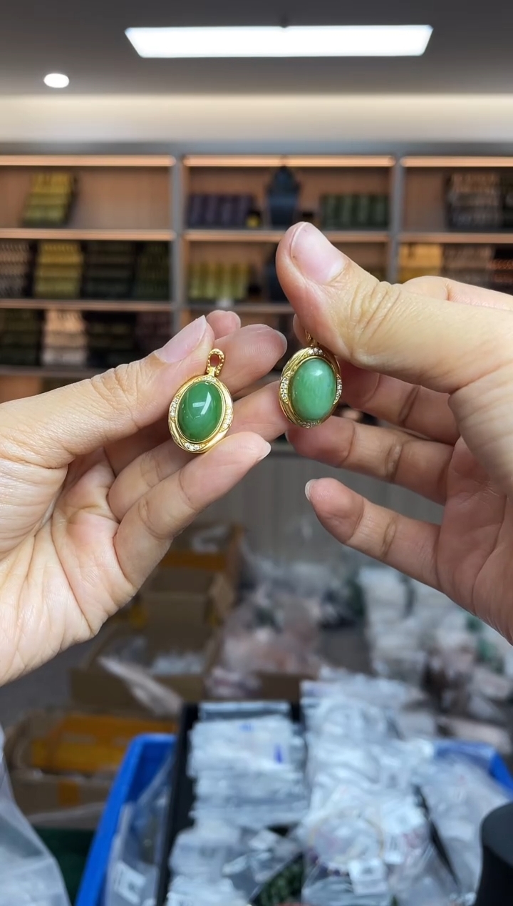 【闪购商品】和田玉·银S925镶嵌多样性发一件