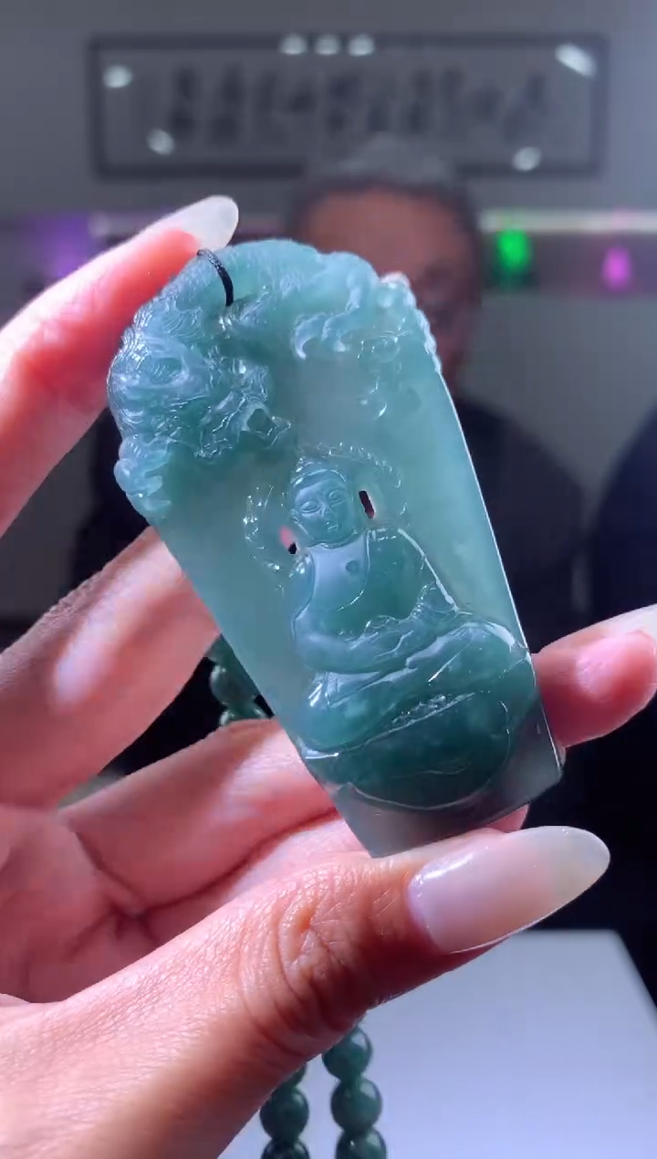 【闪购商品】定制翡翠未镶嵌挂件发货（拍一发一）