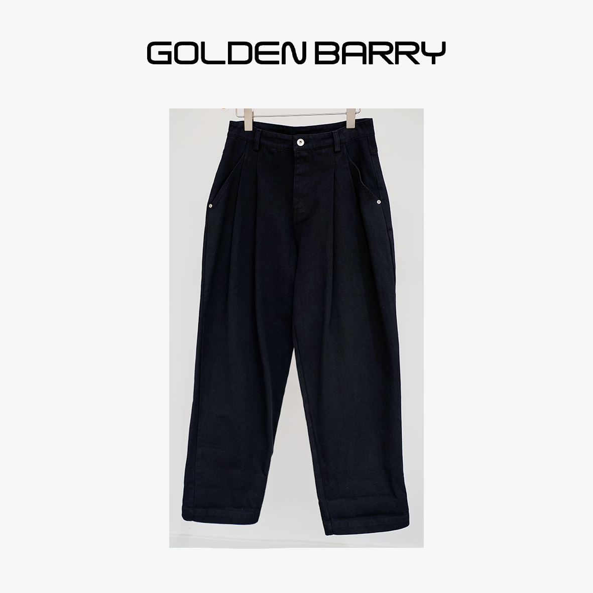 GOLDENBARRY|511045纯色通用阔腿裤