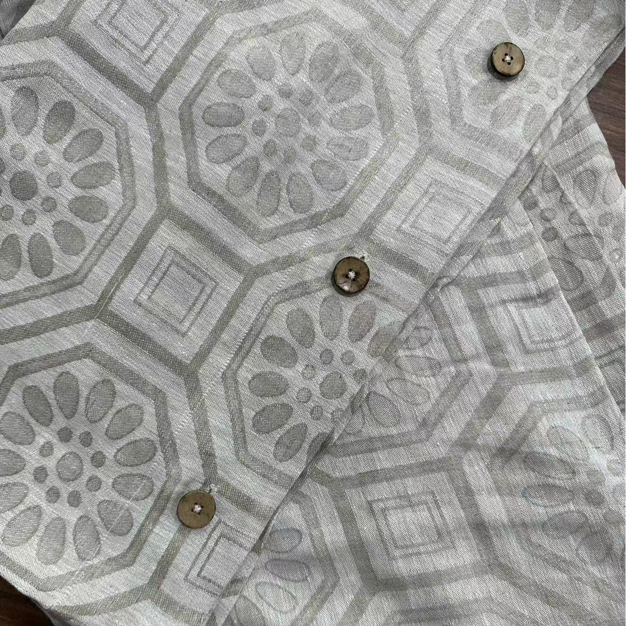 汉麻雨露麻大提花床单三件套