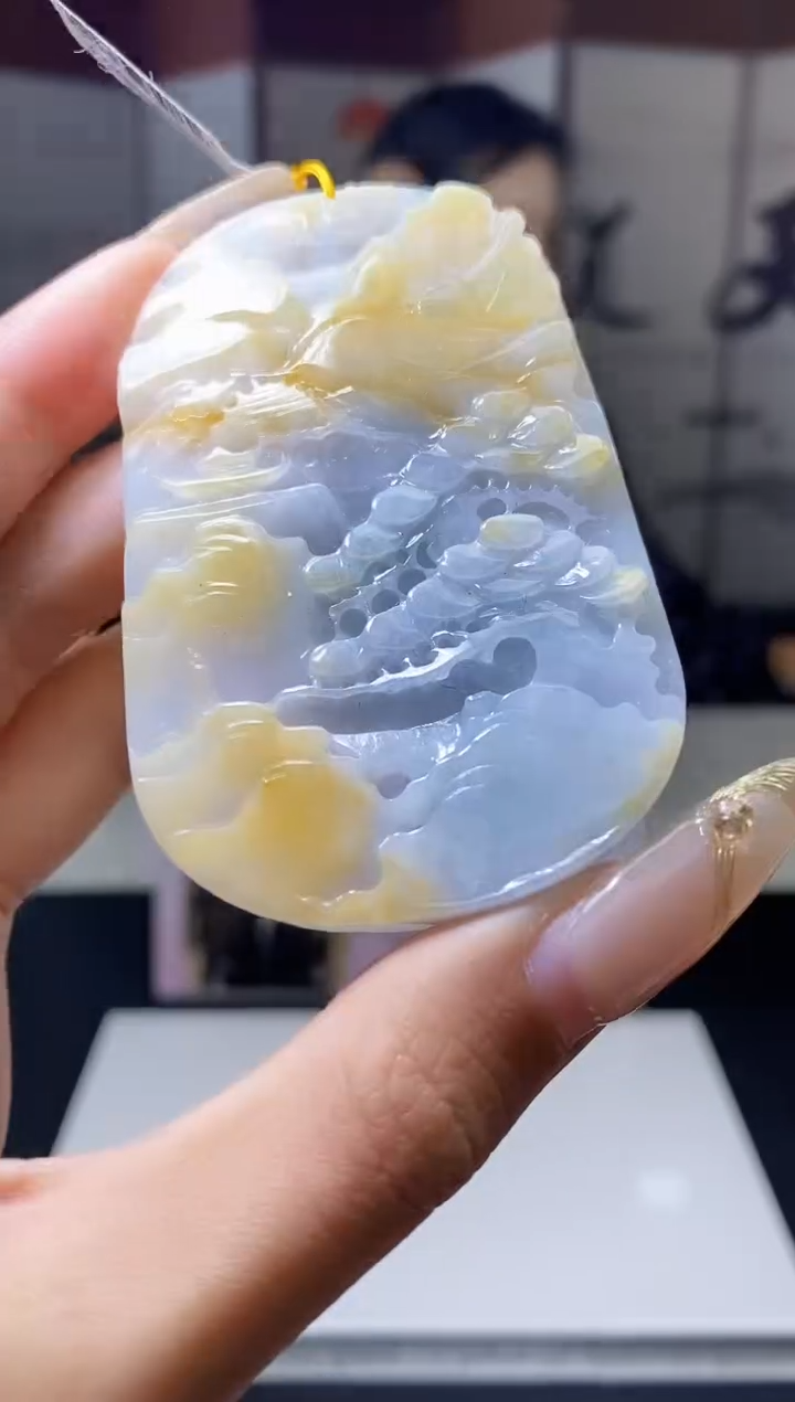 【闪购商品】翡翠颈饰未镶嵌Q-@@SHZC011726