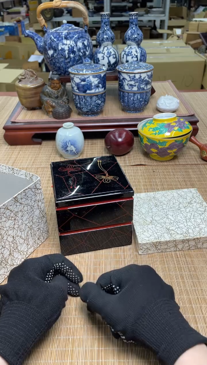 101号大漆食盒中古物品谨慎参拍直播链接