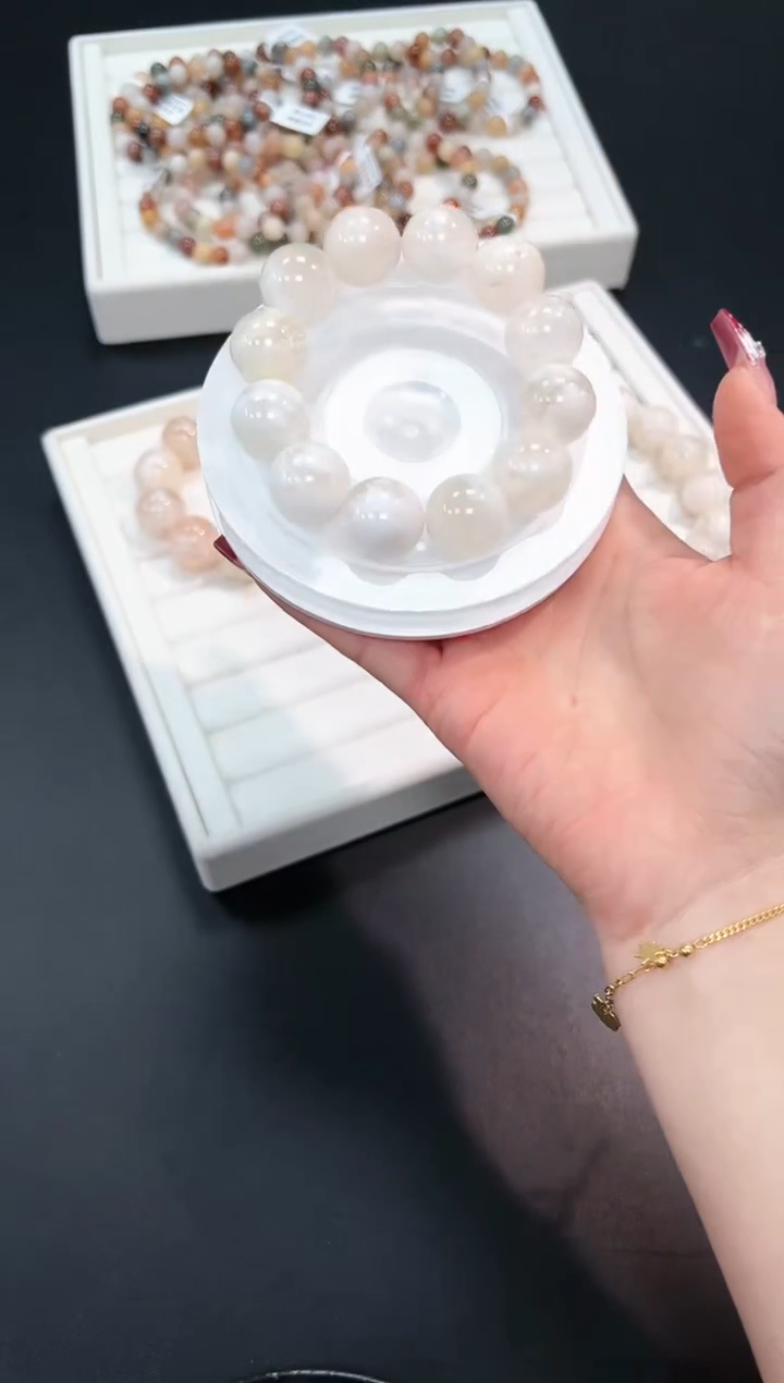 【闪购商品】水晶手串未镶嵌67e多样性发其一/1条18mm默认微瑕