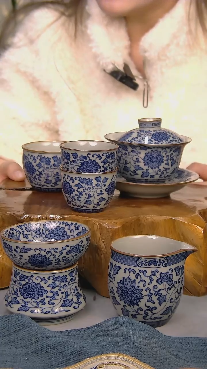 【闪购商品】 简装家用款6件套 陶瓷家用茶具系列