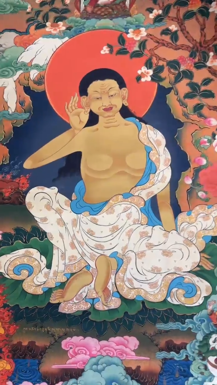装裱画唐卡艺术精美绘画作品TK16蜜勒