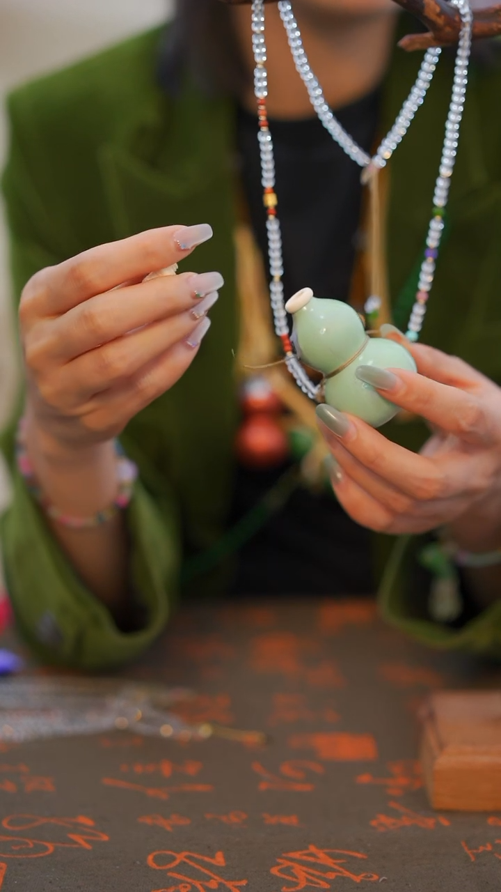 69非遗漆手艺工天然葫芦文玩福禄