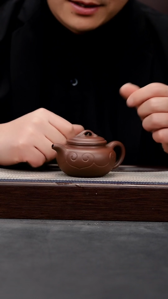 【闪购商品】紫砂茶壶紫泥如意仿古