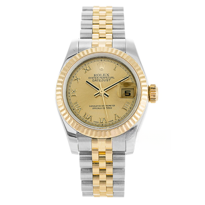 95新 Rolex/劳力士 女装日志型179173/表径26/单表/71300