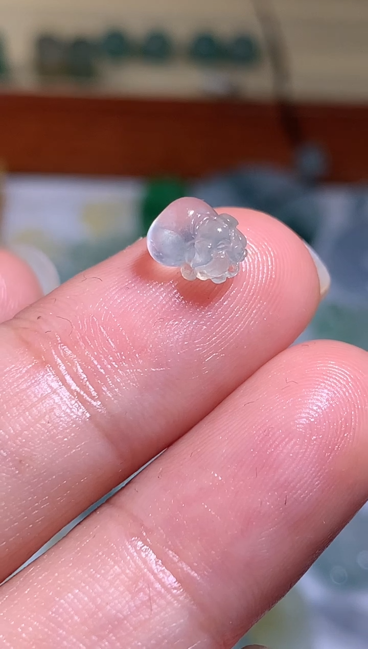 【闪购商品】定制翡翠未镶嵌小冰猪-350+35