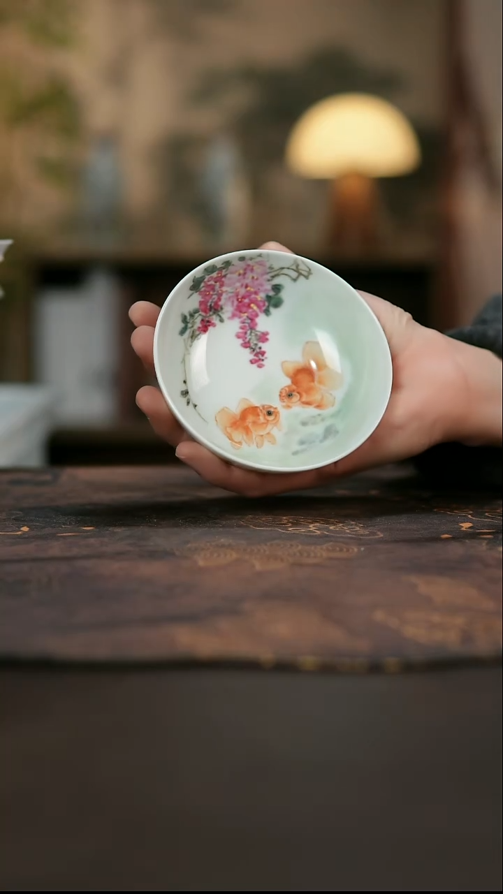 景德镇陶瓷杯碗柴烧多人