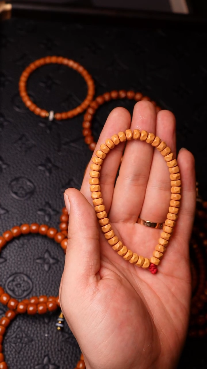 橄榄核手串/手链核尖7.2mm手持